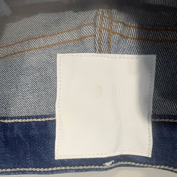 Mother The Pinch Sneak Super High Waist Wide Leg Jeans - Picture 11 of 12